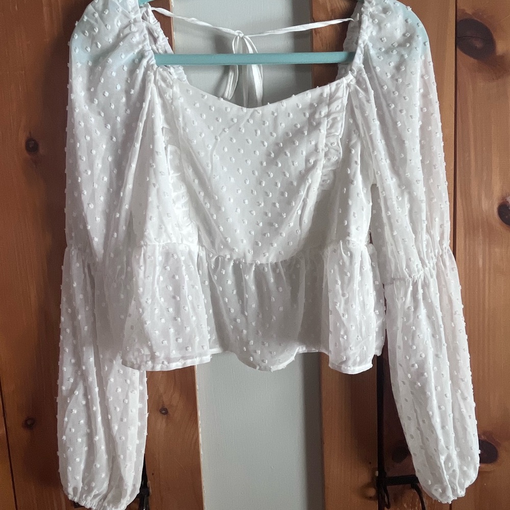 Elegant White Women's Top